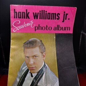 Hank Williams Jr. paper souvenir photo album